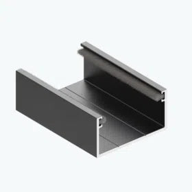 U-profiel set van 2 (glasopvang)