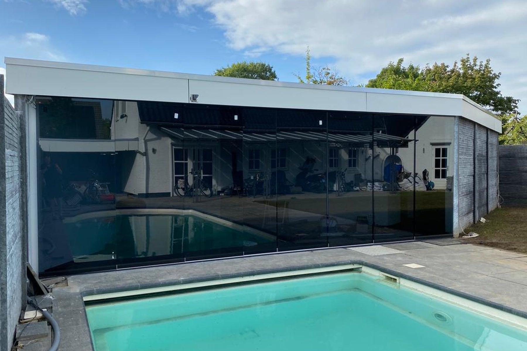 Glazen Schuifwand All-in (Voorgemonteerd)