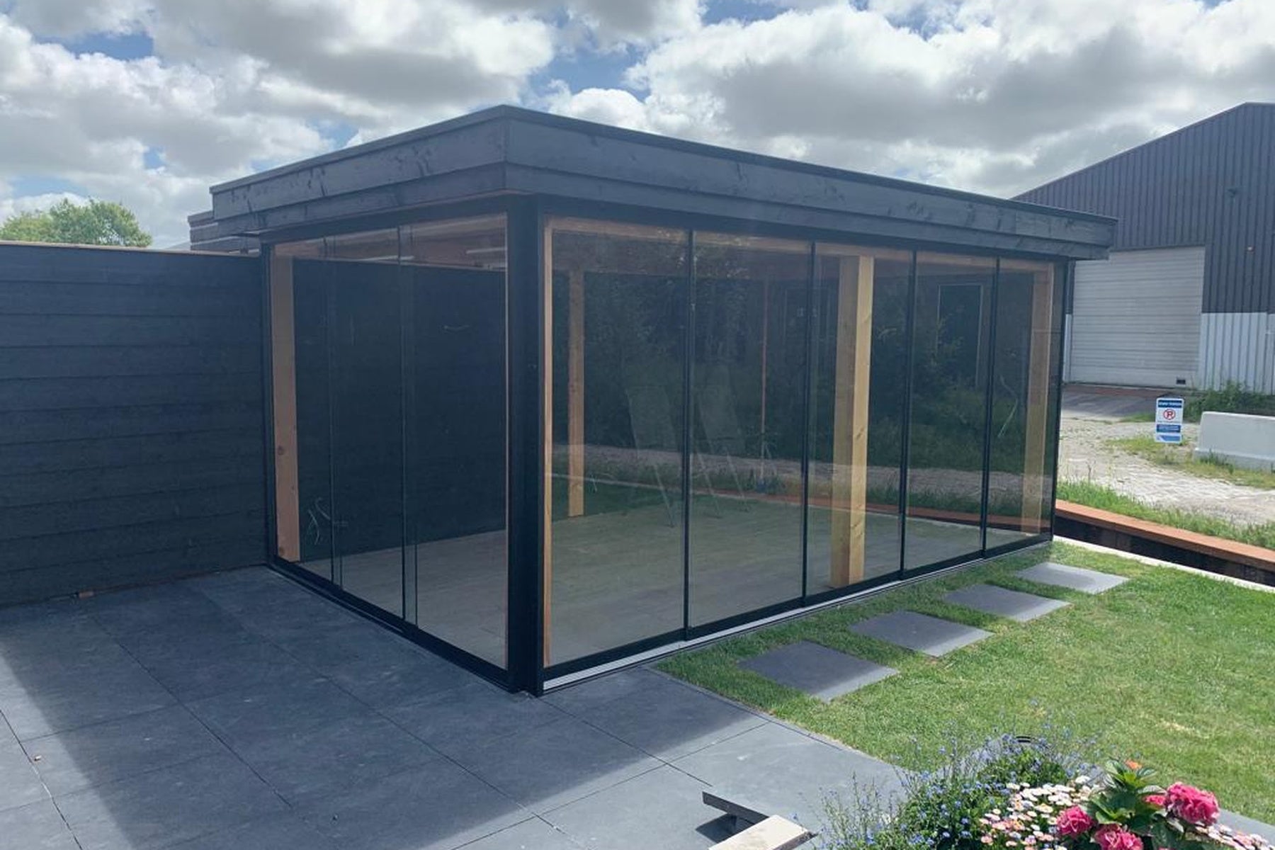 Glazen Schuifwand All-in (Voorgemonteerd)