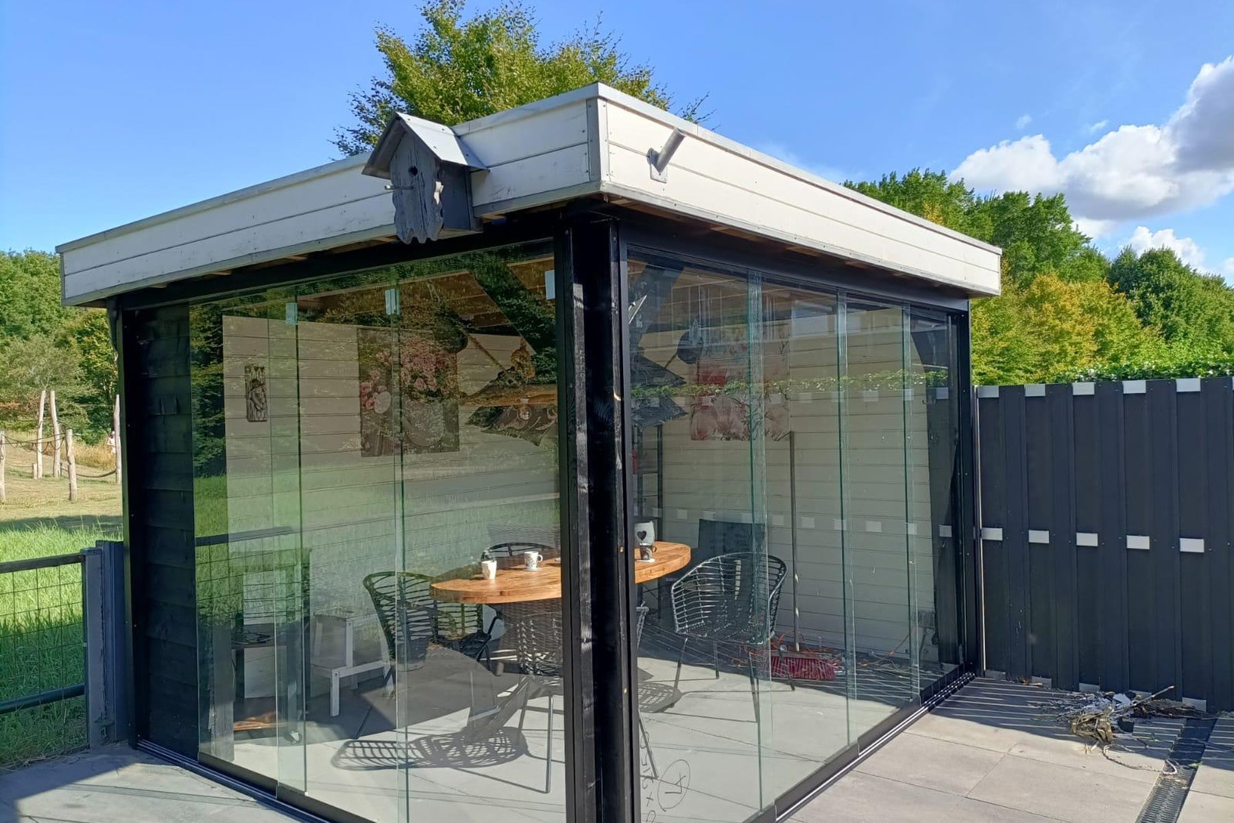 Glazen Schuifwand All-in (Voorgemonteerd)